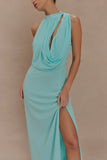Galia Cowl Neck Maxi Dress Lagoon