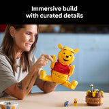 LEGO Disney Winnie The Pooh Building Set Home Office or Book Shelf Decor for Adult Fans Ages 18 W Eeyore Figure Collectible Disney Gift 43300