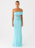 Lumi Maxi Dress Turquoise