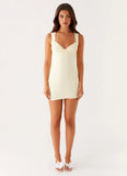 Rosier Mini Dress Yellow