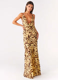 Viva Lune Maxi Dress Laguna Print