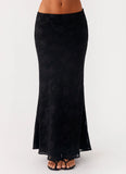 Starlit Maxi Skirt Black
