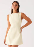 Lulita Mini Dress Buttercream Yellow
