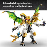 LEGO NINJAGO Ultra Dragon Battle 71872 Collectible Building Toy for Boys Girls Ages 12 Display Set for Bedroom or Desk 4 Minifigures 2178 pieces Gift Ideas