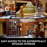 LEGO Star Wars Jabbas Sail Barge Building Sets for Adults Star Wars Ship Collectibles Set for Fans Building Kit with 450 Pieces 11 Minifigures Gifts for Men Women 75397