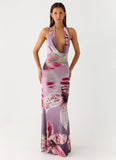 Like You Better Maxi Dress Ombre Floral Affair