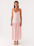 Found You Midi Dress Pink