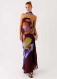 Under The Pagoda Maxi Dress Dark Floral