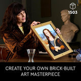 LEGO Art Mona Lisa Building Set Leonardo da Vinci wall Display Ages 18 DIY Crafts for Men Women Great for Puzzle Lovers Birthday Gift idea Includes Detachable Frame 31213