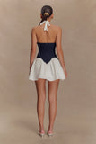 Merlyn Denim Cotton Mini Dress Indigo Blue