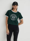 Green Fourth Country Club Cropped T Shirt