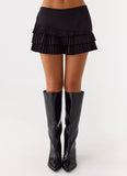 Skyler Mini Skort Black