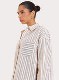 Stripe Oversized Shirt