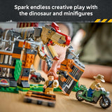 LEGO Jurassic World Spinosaurus Dinosaur Escape 77982 Building Toy for Boys Girls Ages 9 Dinosaur Toy Playset for Kids Pretend Play 820 pieces Gift for Birthdays