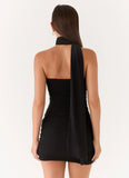 Breaking News Micro Mini Dress Black