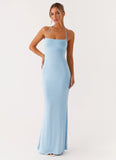 Talk About Us Maxi Dress Blue
