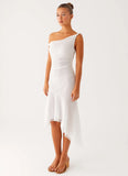 Huntah Midi Dress Ivory