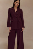 Mateo Oversized Blazer Mahogany