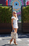 Floyd White Collar Top
