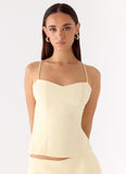 Leray Top Lemon Yellow