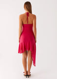 Mai Tai Mini Dress Hot Pink