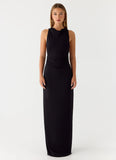 Hidden Agenda Maxi Dress Black