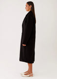 Gianni Double Breast Coat Black