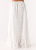 Lior Cotton Maxi Skirt White