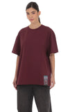 Lucy Graphic T Shirt in Burgundy