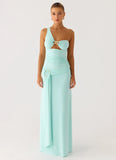 Ravi Maxi Skirt Aqua