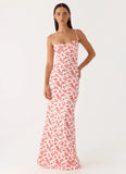 Vamonos Maxi Dress Porcelain Rose
