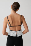 Lilou Pleated Sleeveless Top Polka Dot