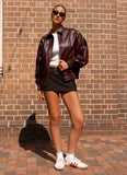Holland Bomber Jacket Wine
