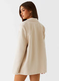 Stealth Mode Blazer Beige