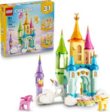 LEGO Creator 3 in 1 Unicorn Castle Building Toy for Kids Unicorn Toy Trio for Girls Boys Ages 8 Build 3 Pretend Play Toys with 1 Set of Building Blocks Gift Idea for Birthdays 31175