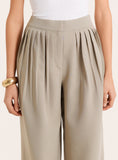 Sage Green Balloon Leg Trousers