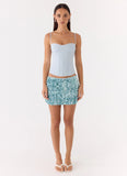 Ania Corset Top Blue
