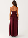 Carmel Maxi Dress Mulberry