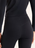 Black High Waisted Flared Yoga Pants