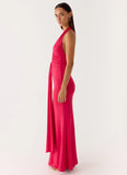 Emiliana Maxi Dress Red Magenta