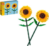 LEGO Sunflowers Building Toy for Kids Girls and Boys Ages 8 Artificial Sunflowers for Home Decor and Display Birthday Gift Idea for Lovers of Plants Flowers 40524