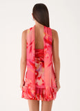 Manon Scarf Mini Dress Sun Blushed Bloom
