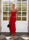 Dionne Maxi Skirt Red