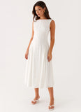 Maylah Midi Dress White