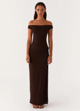 Amerie Maxi Dress Chocolate