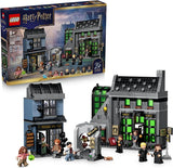 LEGO Harry Potter Knockturn Alley Wizarding Shops 76471 Building Toy for Girls Boys Ages 8 Playset W 8 Minifigures Pretend Play or Display 788 pieces Gift for Birthdays
