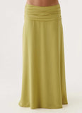 Willowmena Maxi Skirt Lime