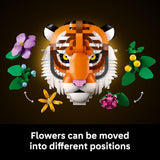 LEGO Art The Fauna Collection Tiger Building Set for Adults 18 New Home or Housewarming Gift Idea Collectible DIY Kit for Men and Women Who Enjoy Arts and Crafts 31217