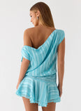 Lowey Mini Dress Pale Blue