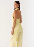 Emilee Cowl Top Yellow